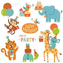 Happy birthday animals