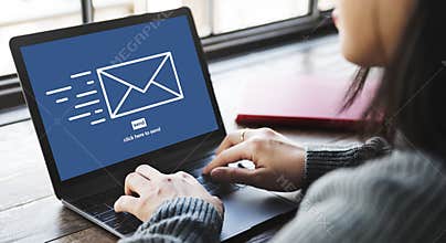Messaging Email Send Envelope Communication Concept