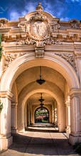 Archway in balboa park