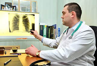 Young male doctor