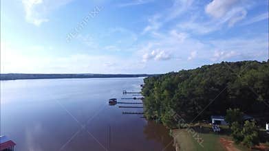 East texas scenics with lakes, forest, pipelines