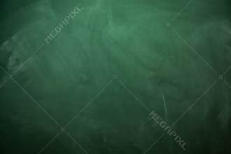 Blank green chalkboard