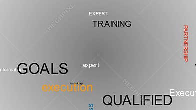 Consulting Words Cloud Animation