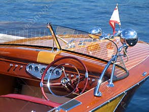 Classic wooden boat
