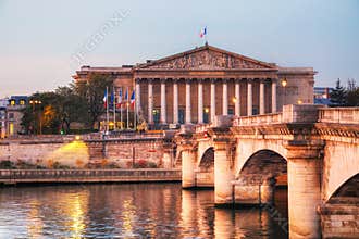 Assemblee Nationale National Assembly in Paris, France