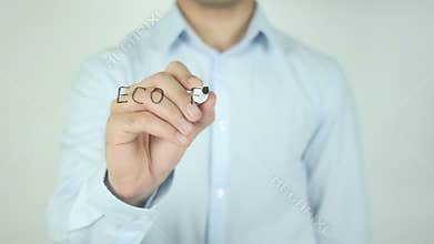 Eco Friendly, Writing On Transparent Screen