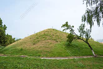 Yu Shan Aristocrat Cemetery in Ji'an, Jilin, China. It is part of UNESCO World Heritage Site.