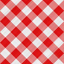 Red table cloth