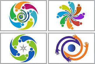 Active human logos