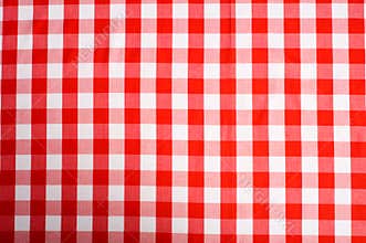 Red Gingham Background