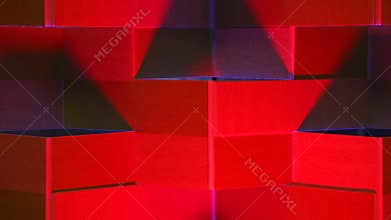 Abstract lights changing colors rapidly