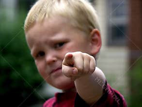 Child pointing
