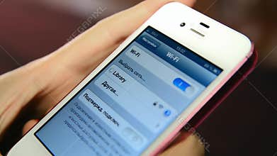 Connect to Wi-fi on the iPhone