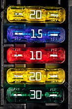 Color car fuse