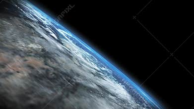 Earth - beautiful outer space footage of planet Earth