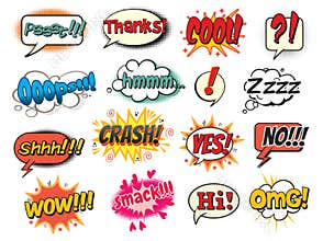 Pop art comics style