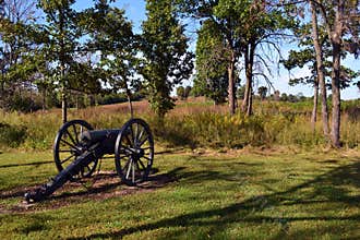 Confederate Line at Bloody Hill at Wilson's Creek