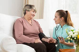Care assistant in nursing home