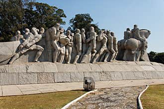 Bandeiras Monument Sao Paulo Brazil