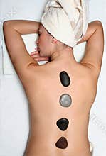 Hot stone massage