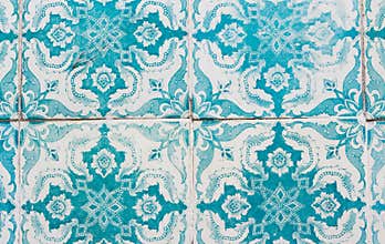 Portugal azulejos closeup