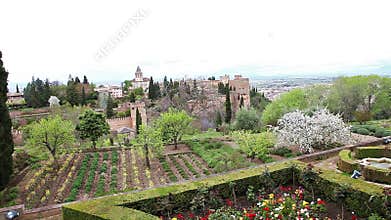 Alhambra fortress gardens