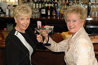 Cheers in bar