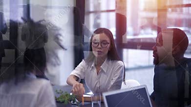 Business people work together. concept of startup company