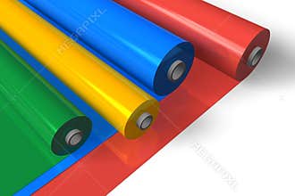 Color plastic rolls