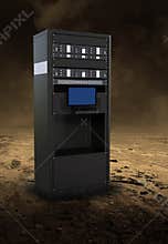 Computer Data Server, Technology, Desolate Desert