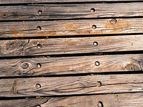 Old wooden planks gritty wood texture background