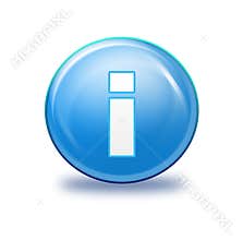 Blue information icon
