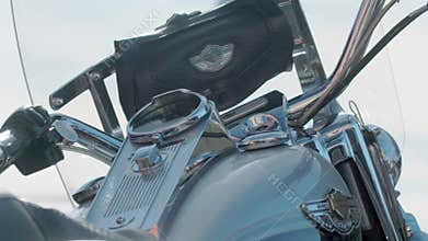 Harley Davidson Closeup Shot