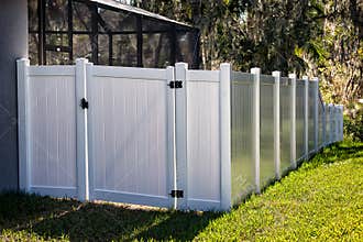 Solid Privacy Vinyl Fence