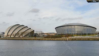Clyde Auditorium, Hydro Arena and Finnieston crane, Glasgow