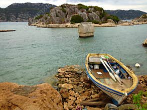 Beach and sea near Kas