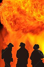 Battle with the fire