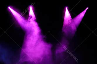 Purple Spotlights
