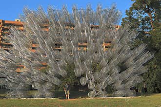 `Forever Bicycles`, work of Ai Weiwei in Austin