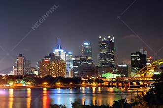 Pittsburgh At Night