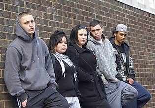 Gang Of Youths Leaning On Wall