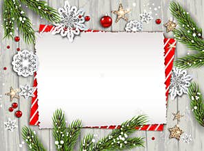 Holiday nature card