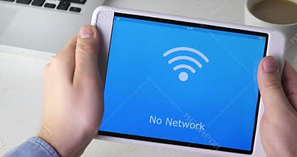 Not able to find wifi network on the digital tablet