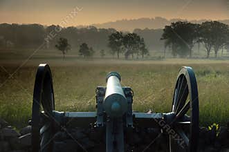 Gettysburg Battlefield Cannon