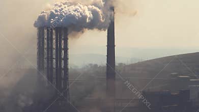 Pollution of the Atmosphere by an Industrial Enterprise of the Metallurgical Industry.