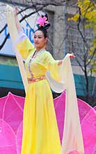 Chicago, Illinois - USA - November 24, 2016: Falun Dafa Chinese
