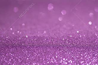 Violet glitter bokeh background