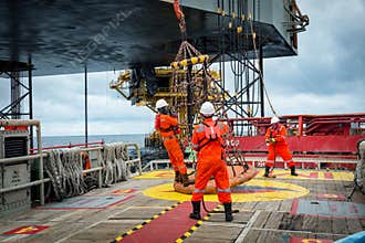 Personal basket tranfer form supply boat to oil&gas rig offshor