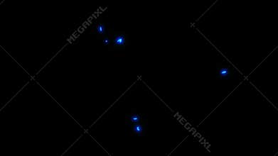 5 Blue Cartoon Electricity Elements - Motion Graphic