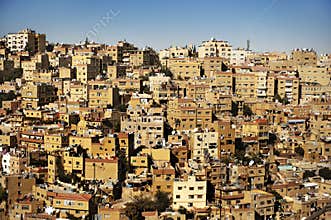 Buildings in Amman city, Jordan